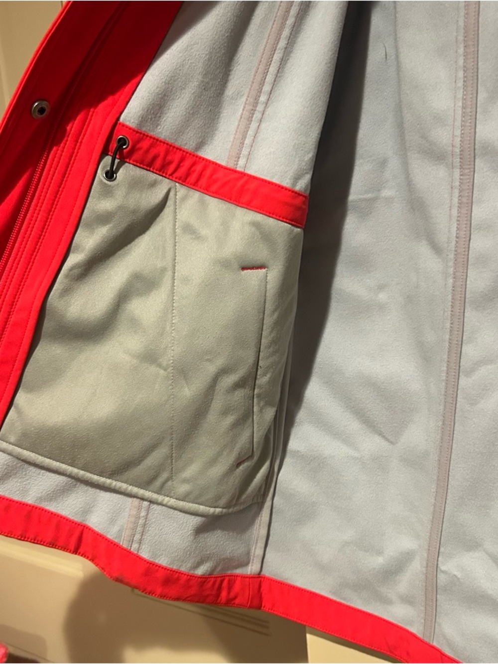 Athleta Red Hooded Jacket - Picture 8 of 12